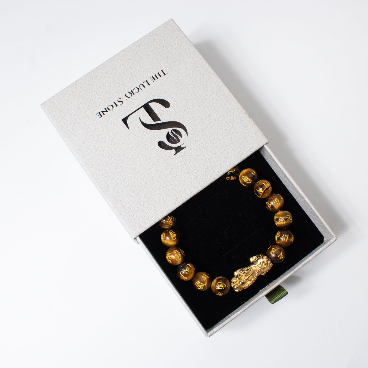 Golden  Tiger's Eye Mantra with Piyao