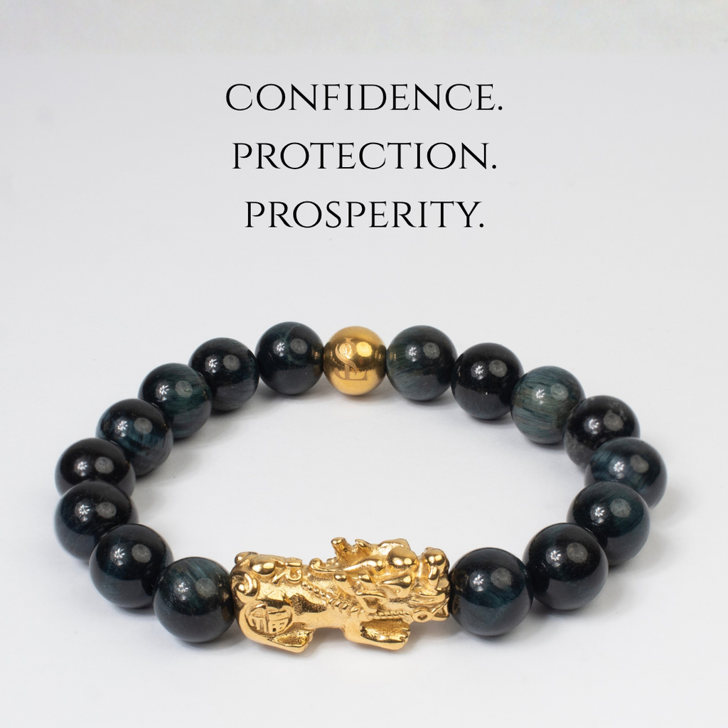 Blue Tiger Eye Piyao